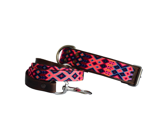 Leather Dog Collar I Mexican Everyday Pet Collar I Bonita Collection