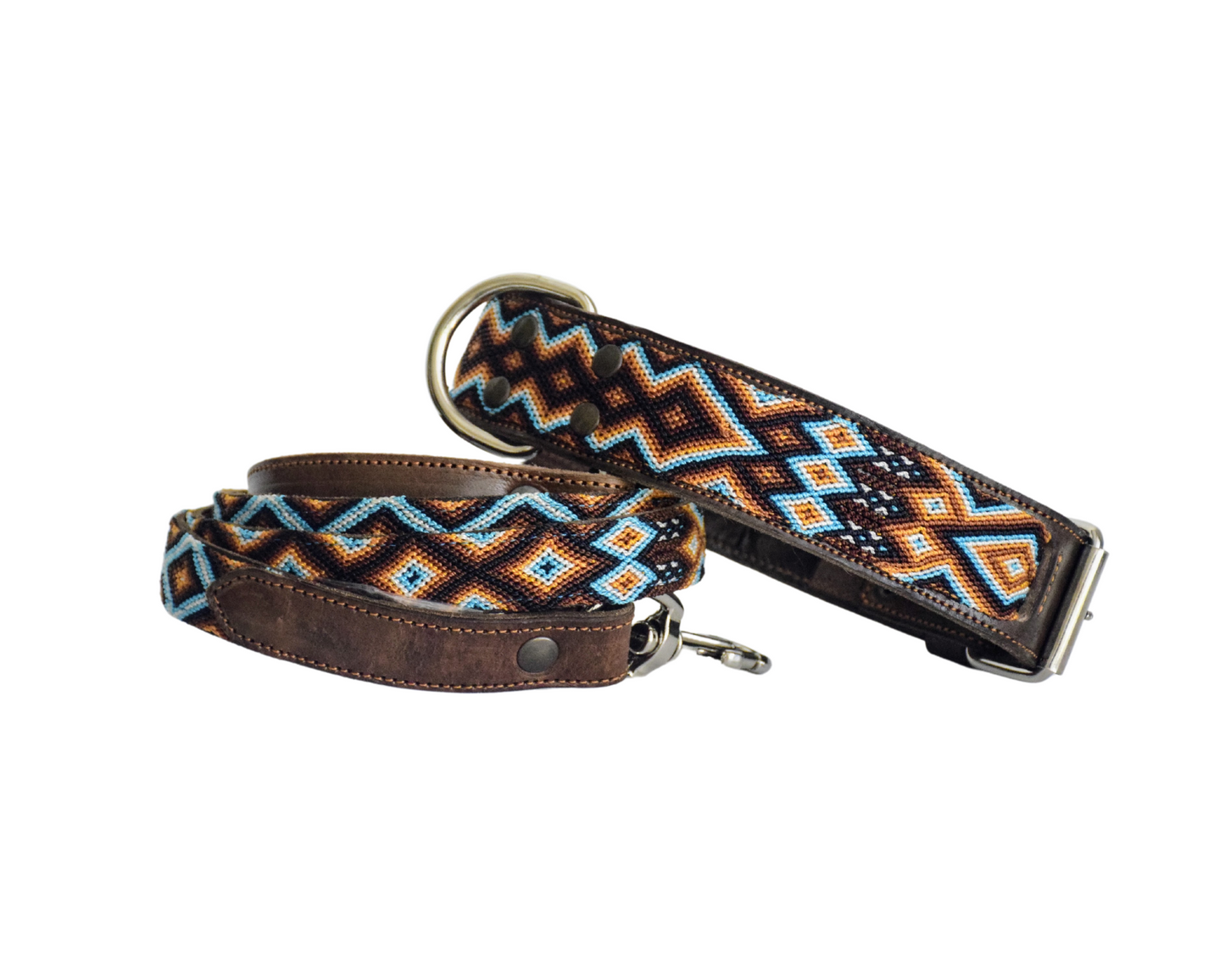 Leather Dog Collar I Mexican Everyday Pet Collar I Cielito Lindo Collection