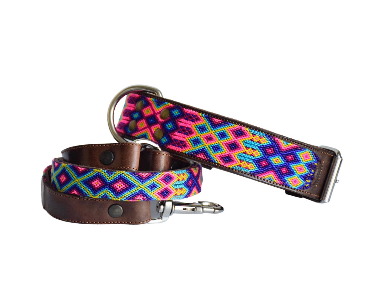 Leather Dog Collar I Mexican Everyday Pet Collar I Magia Collection
