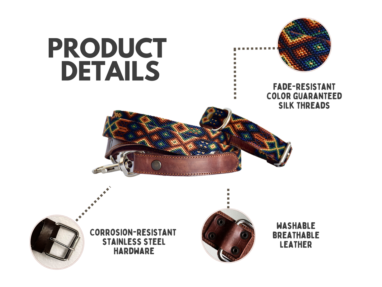 Leather Dog Collar I Mexican Everyday Pet Collar I Tierra Collection