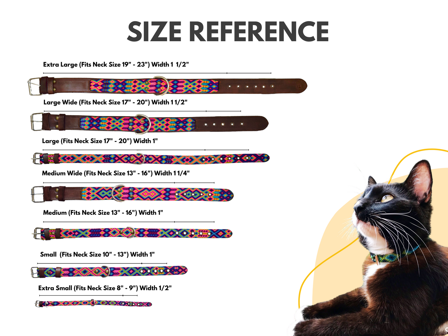 Leather Dog Collar I Mexican Everyday Pet Collar I Cempasuchil Collection