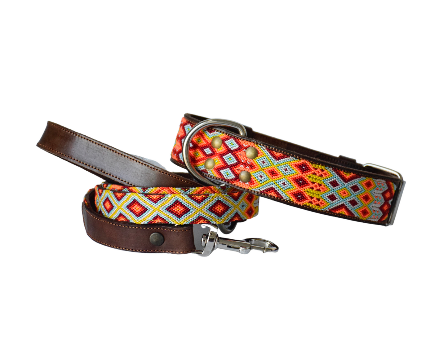 Leather Dog Collar I Mexican Everyday Pet Collar I Sol de Primavera Collection